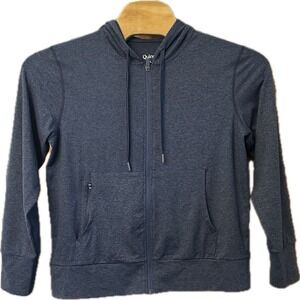 Quince Navy Blue Zip Up Hoodie Women's Size‎ Large Soft